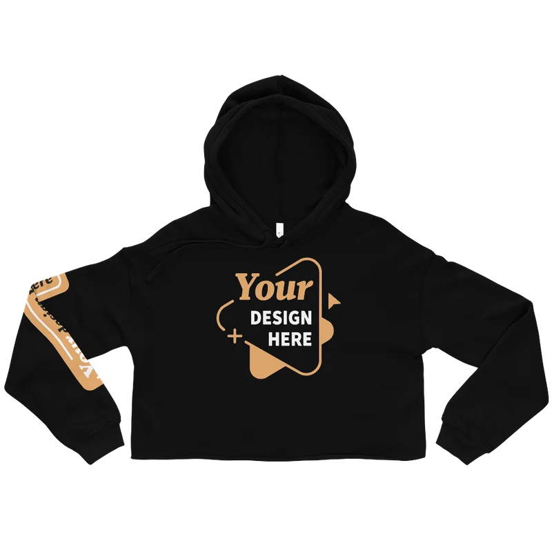 Women's Cropped Hoodie | Bella + Canvas 7502