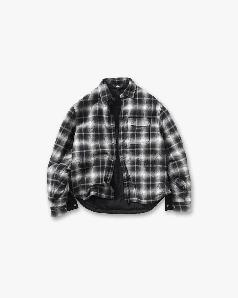 Logo Quilted Shirt - Black