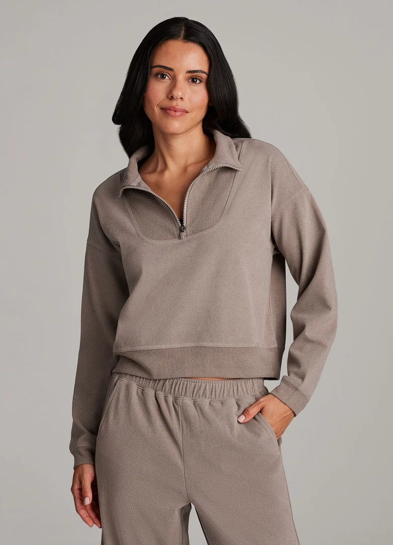 Oliver Plush Quarter Zip Pullover