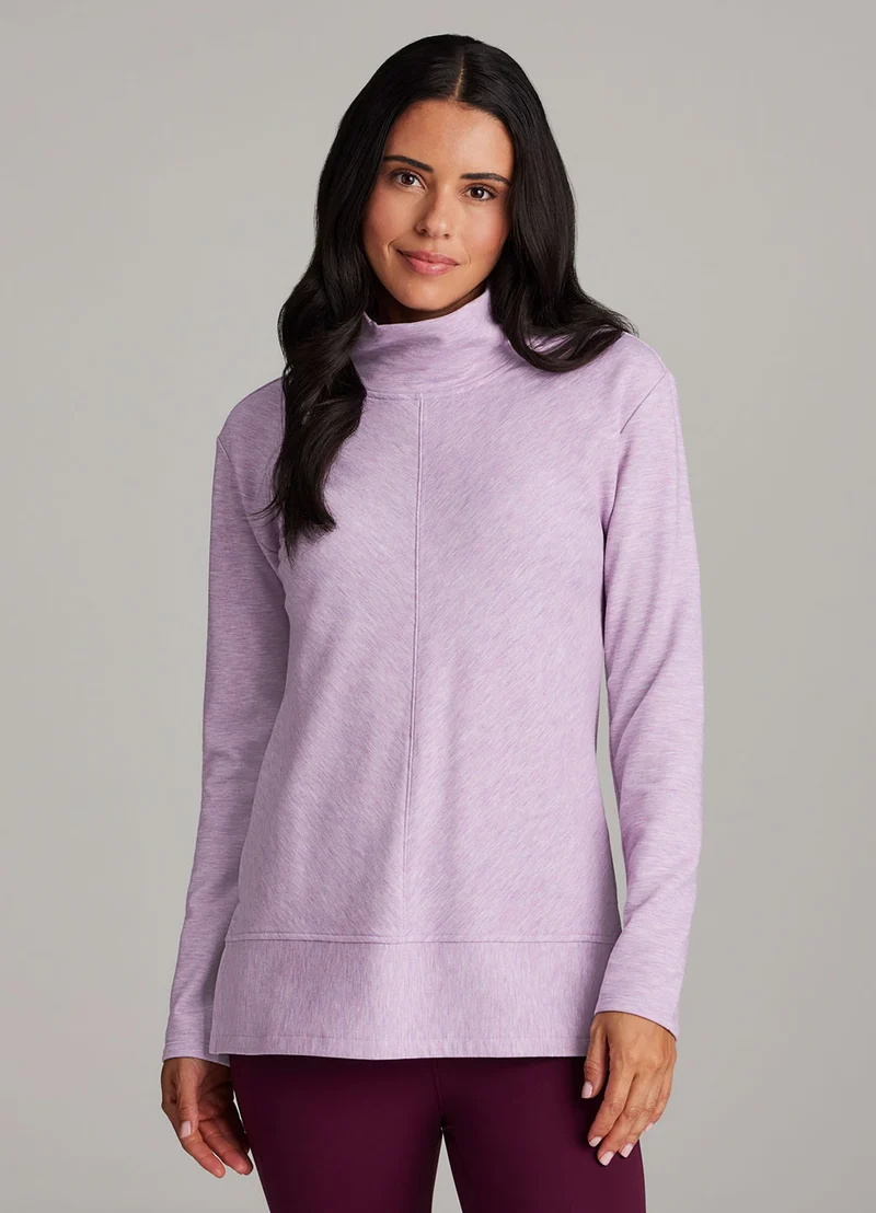 Studio Fleece Mock Neck Tunic