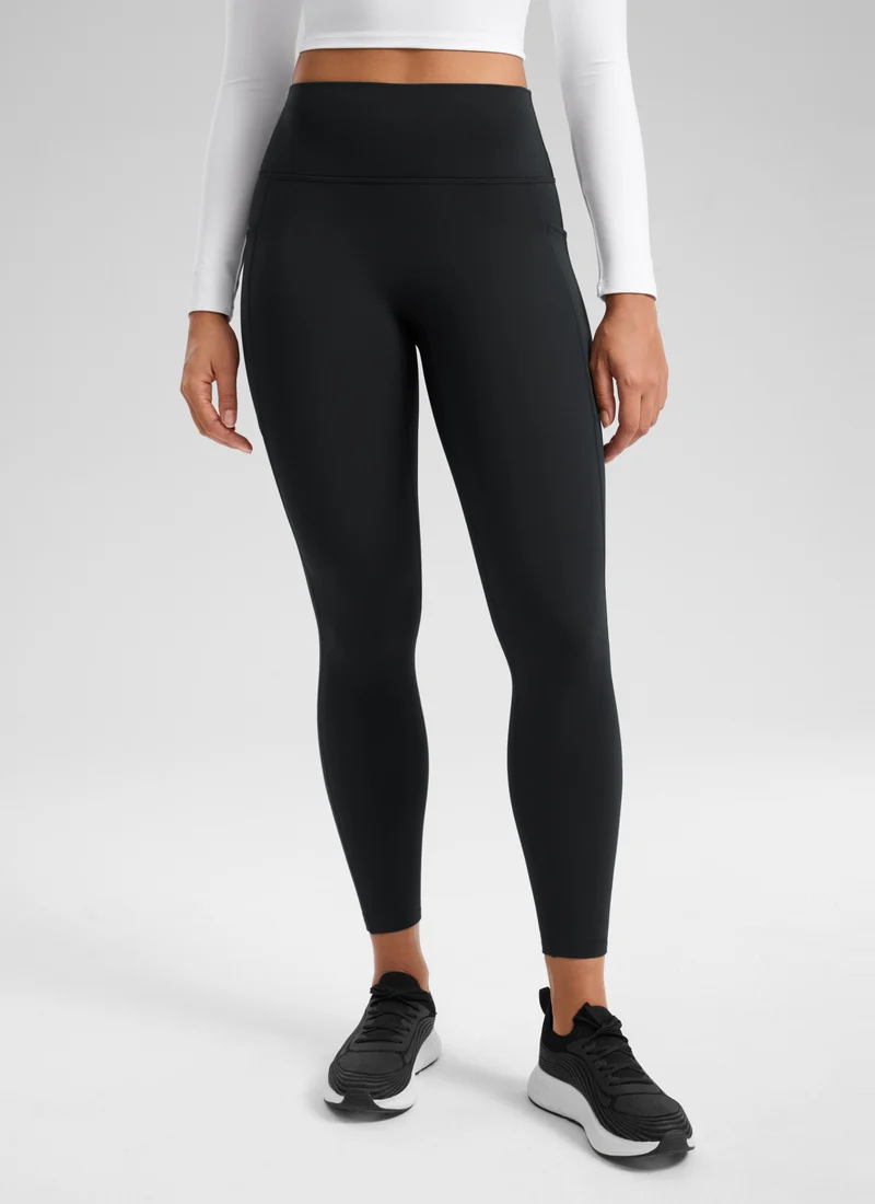 Matte Thermal Fleece Lined Pocket Legging 25''