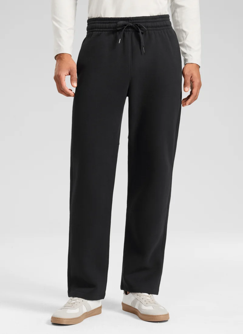 Fleece Lined Casual Mid Rise Sweatpant 30"