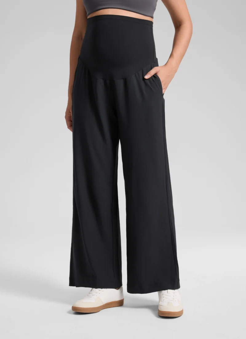 Feathery-Fit Drapey Wide Leg Maternity Pant 30''