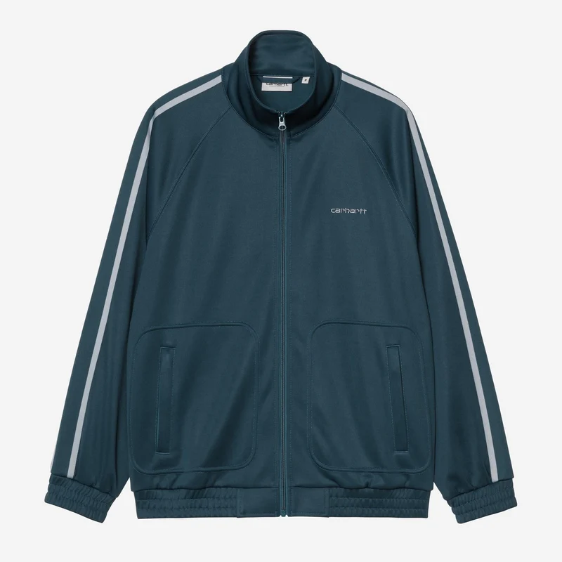 Carhartt WIP Heren Bolar Sweatjack | Blue River / Mirror