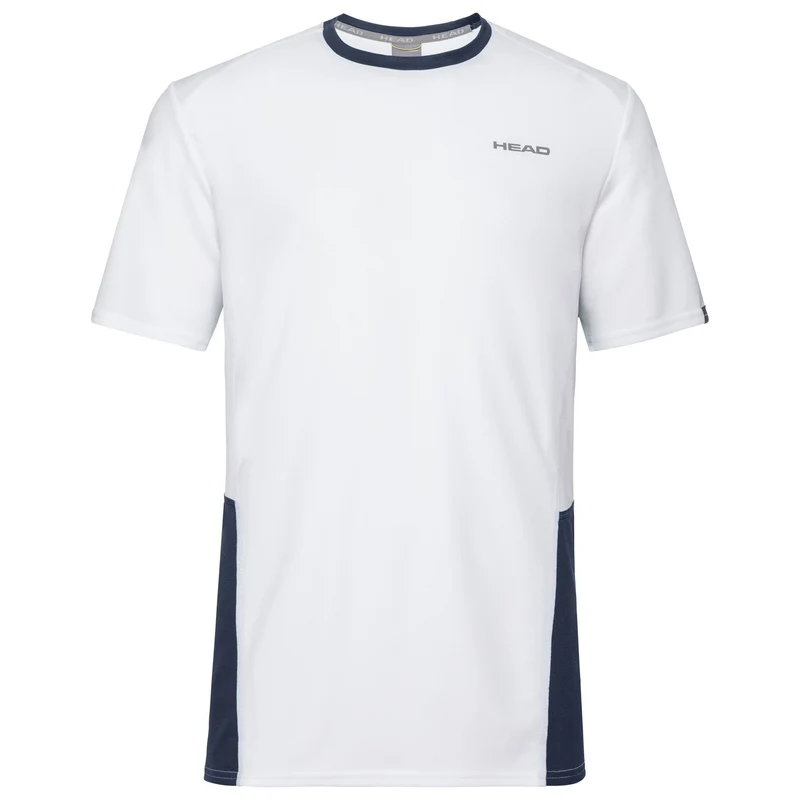 Head CLUB TECH T-SHIRT White/Navy