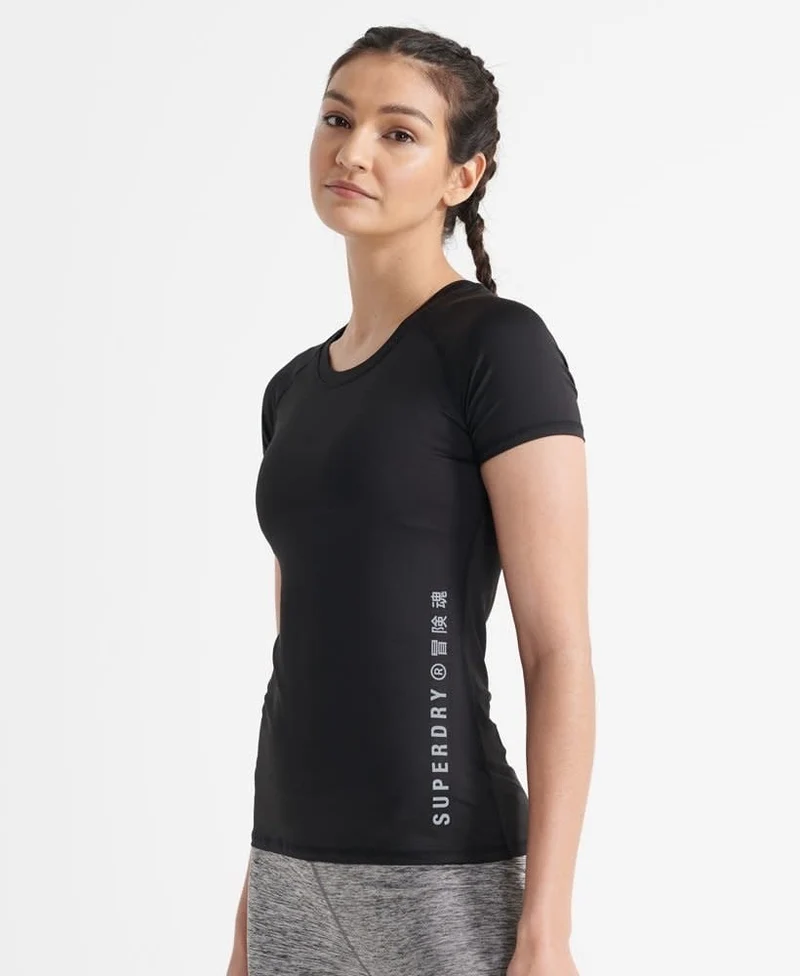 Superdry Sport Training Essential Tee Black