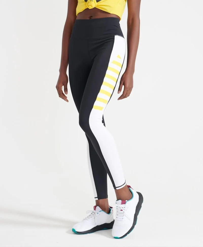 Superdry Sport Training Lock Up Legging Yellow