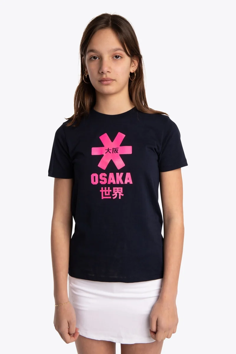 Osaka Deshi Tee Pink Star - Navy