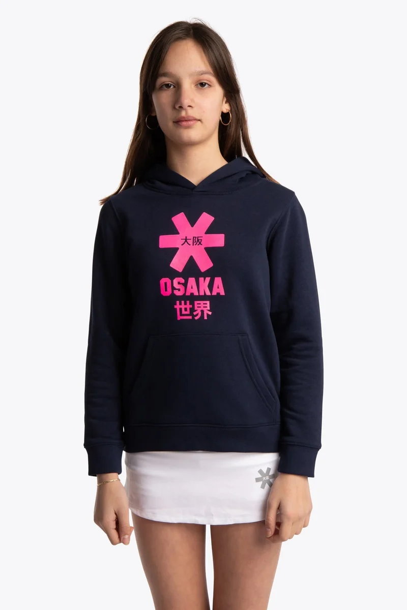 Osaka Deshi Hoodie Pink Star - Navy