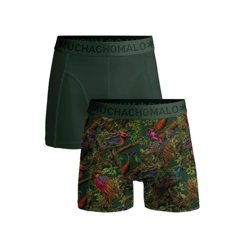 Men 2-Pack Short Print-s 2P BIRDTREE1010