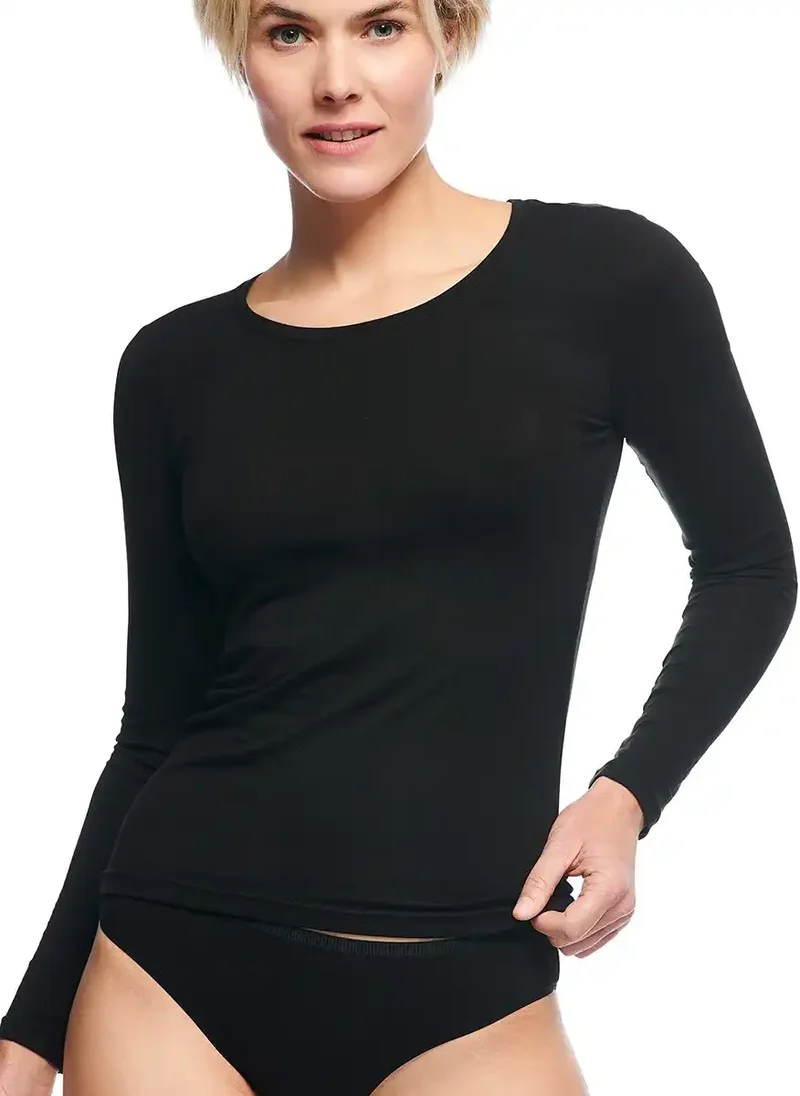 Bamboo Basics 2-pak shirts dames - Lange Mouw - Lara