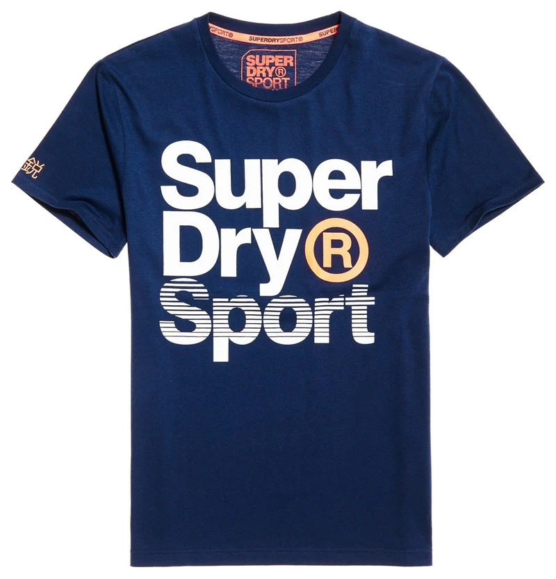 Superdry Sport Graphic T-Shirt Navy