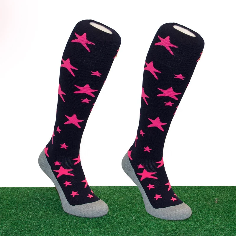 Hingly Funsokken Sterren Navy - Pink