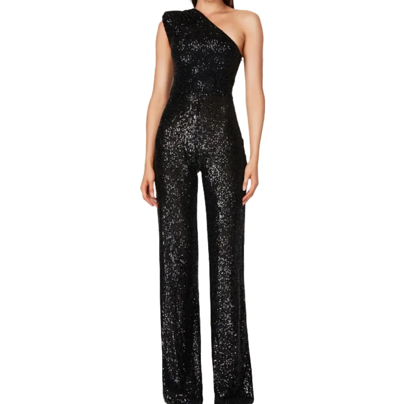 Dames Jumpsuit Feestelijk met Pailletten voor Avondjes uit en Speciale Gelegenheden