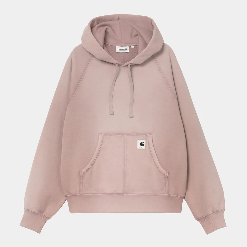 Carhartt WIP Dames Hudson Sweat Hoodie | Daphne Chalk Wash