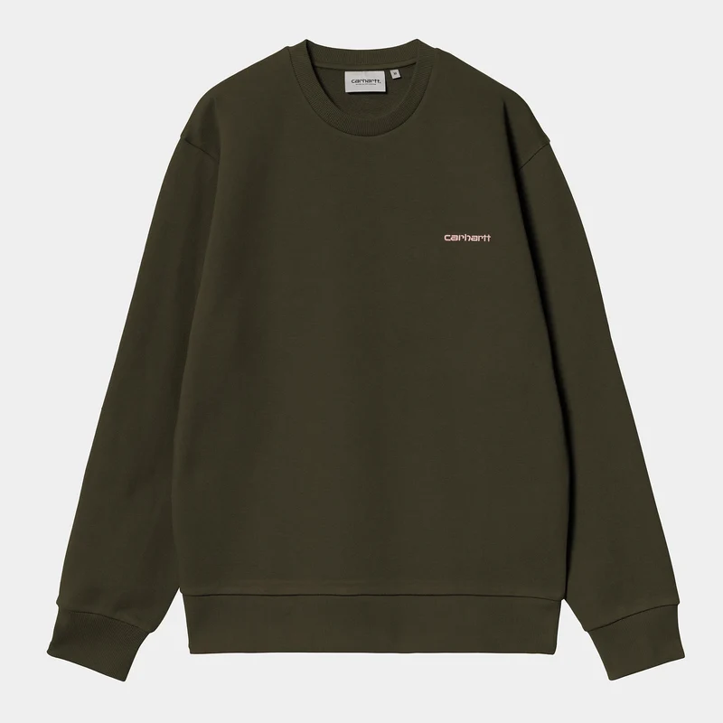 Carhartt WIP Heren Script Borduurwerk Sweat Top | Turtle
