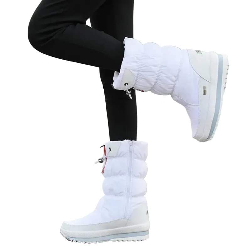 Dames Winterlaarzen Trendy Met Warme Voering en Antislipzool