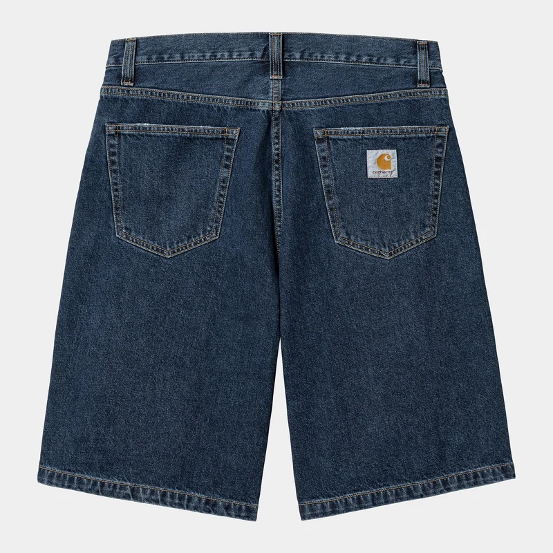 Carhartt WIP Heren Landon Robertson Denim Short | Blue Stone Washed