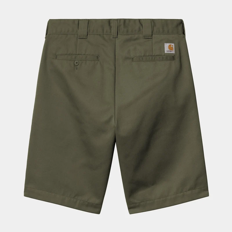 Carhartt WIP Heren Master Denison Twill Short | Turtle Rinsed
