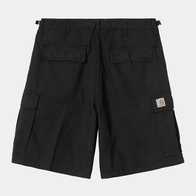 Carhartt WIP Alan Cargo Short voor heren | Zwart geverfd