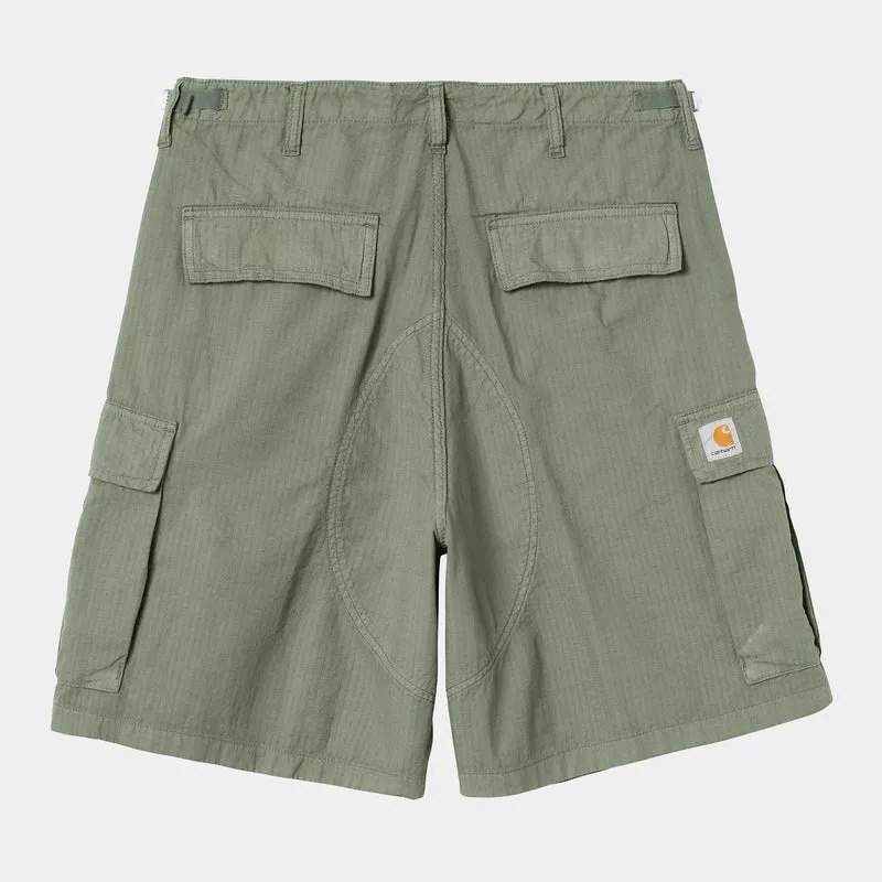 Carhartt WIP Heren Alan Cargo Short | Park Garment Dyed