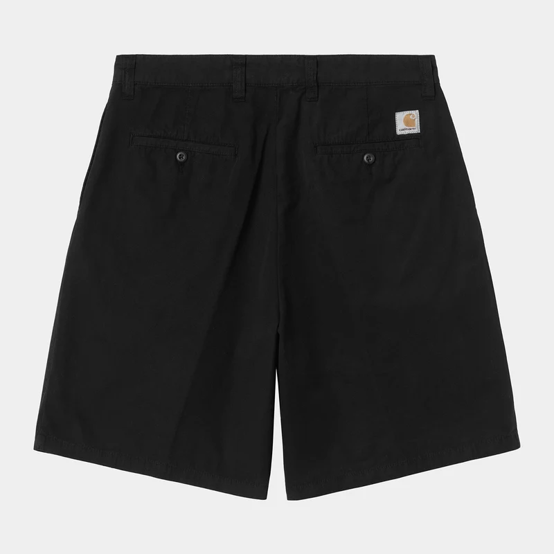 Carhartt WIP Calder Dothan Poplin Short voor heren | Zwart geverfd