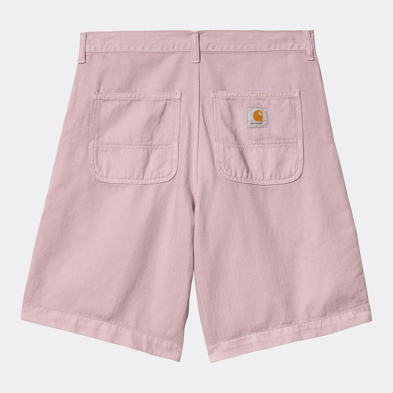 Carhartt WIP Heren Cooper Shawnee Herringbone Short | Hortensia Garment Dyed