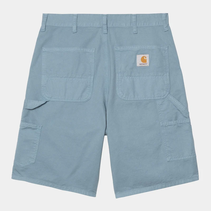 Carhartt WIP HEREN Single Knee Newcomb Drill Short | Clay Blue