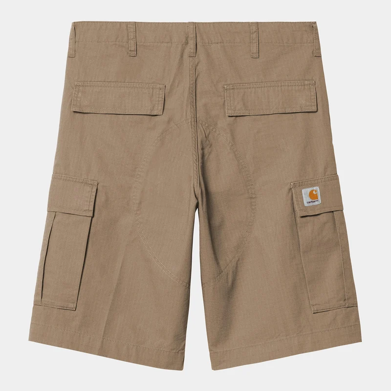 Carhartt WIP Heren Regular Cargo Short | Leer Gespoeld