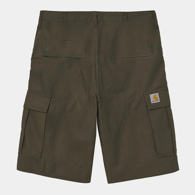 Carhartt WIP Heren Regular Cargo Short | Cypress Rinsed