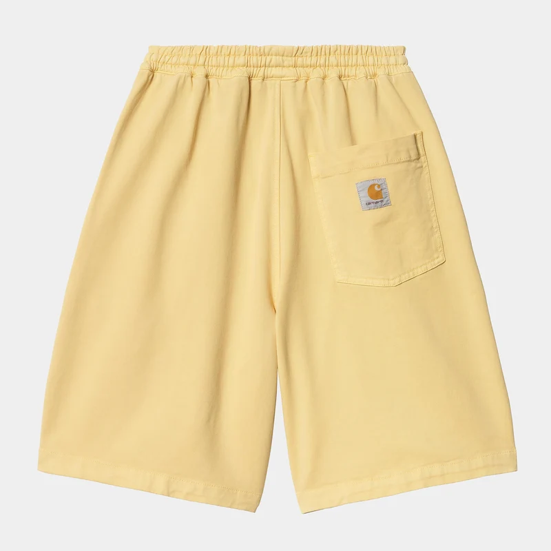 Carhartt WIP Heren Floyde Dewey Stretch Twill Short | Air Yellow Garment Dyed