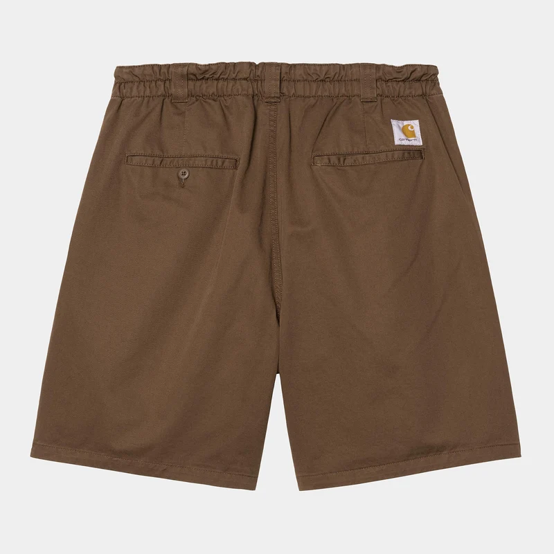 Carhartt WIP Heren Marv Lenexa Twill Short | Liberica Stone Washed