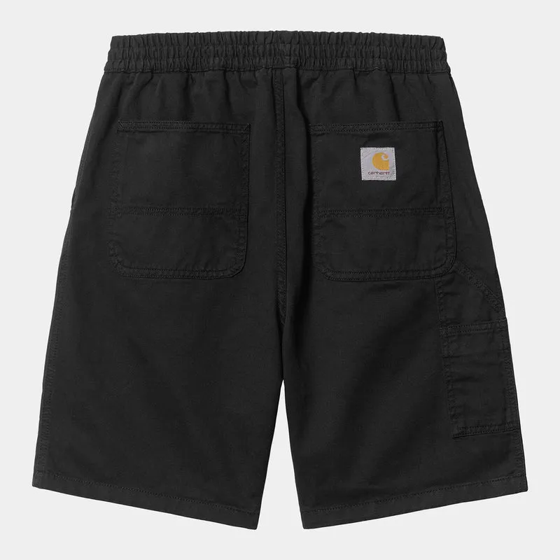 Carhartt WIP HEREN Flint Moraga Twill Short | Zwart