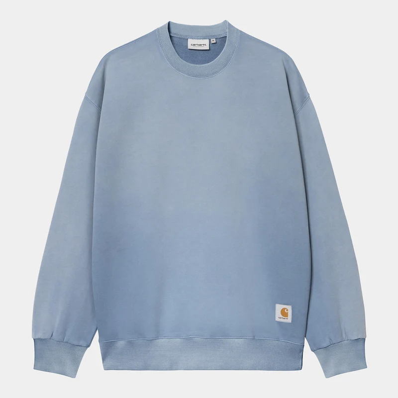 Carhartt WIP Hudson Chalk Wash Sweat Top voor heren | Sorrent