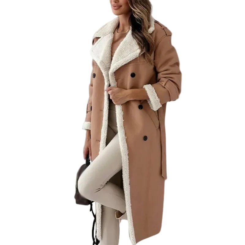 Dames Lange Winterjas Stijlvol en Comfortabel