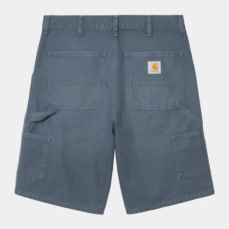 Carhartt WIP HEREN Single Knee Dearborn Canvas Short | Donkerblauw