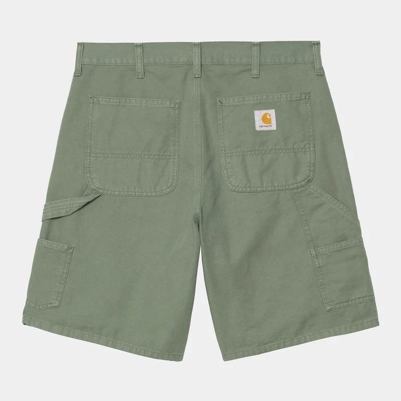Carhartt WIP HEREN Double Knee Hubbard Canvas Short | Park Stone Washed
