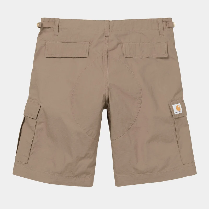 Carhartt WIP Heren Aviation Short | Leer Gespoeld