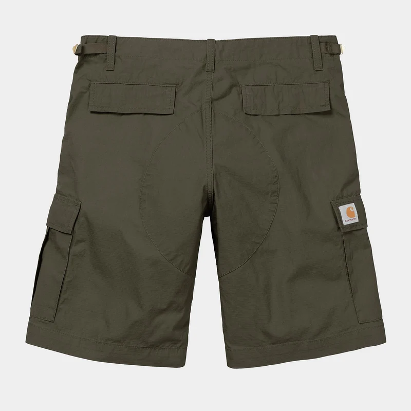 Carhartt WIP Heren Aviation Short | Cyprus Rinsed