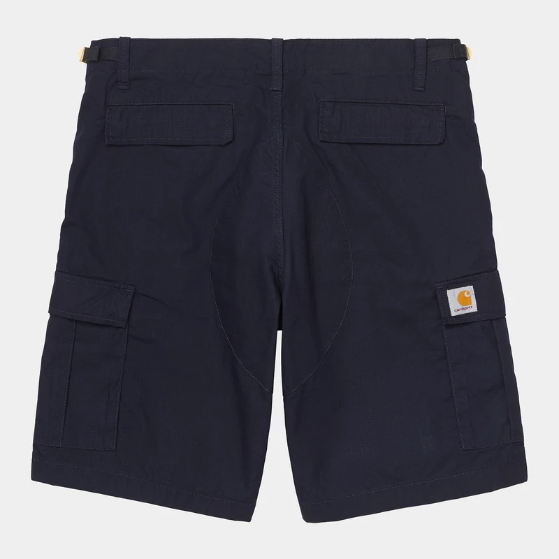 Carhartt WIP Heren Aviation Short | Donkerblauw Gespoeld