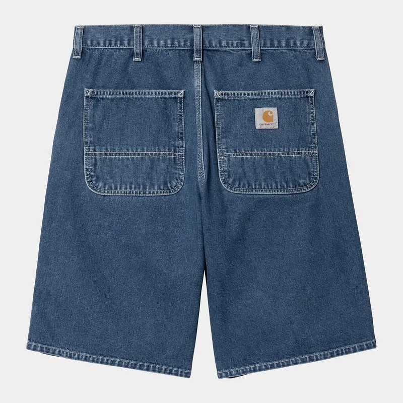 Carhartt WIP Heren Simple Norco Denim Short | Blue Stone Washed