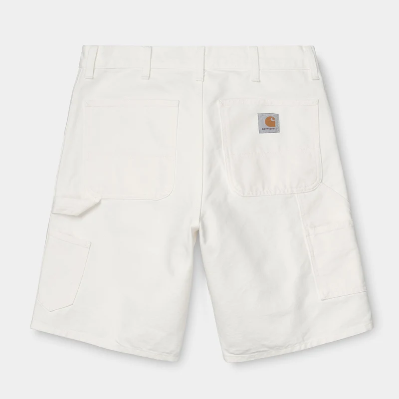 Carhartt WIP HEREN Single Knee Kort | Wax uitgespoeld