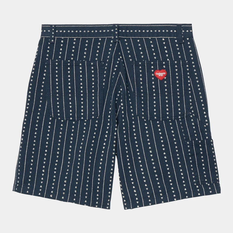 Carhartt WIP Heren Drewe Fountain Twill Short | Hart C Krijtstreep