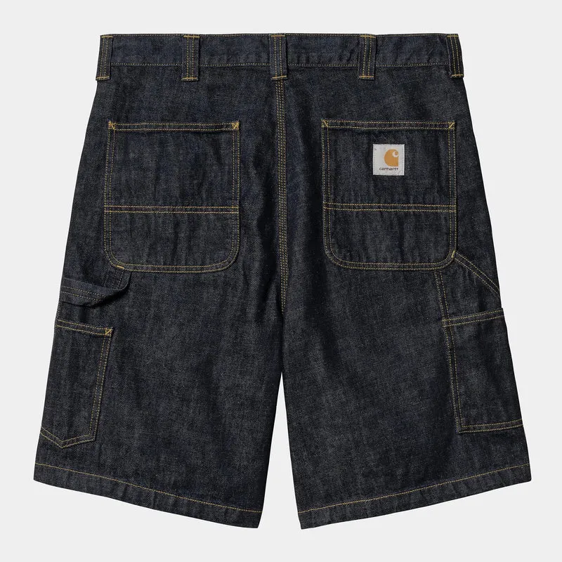 Carhartt WIP Heren OG Single Knee Camano denim short | Blauw gewassen