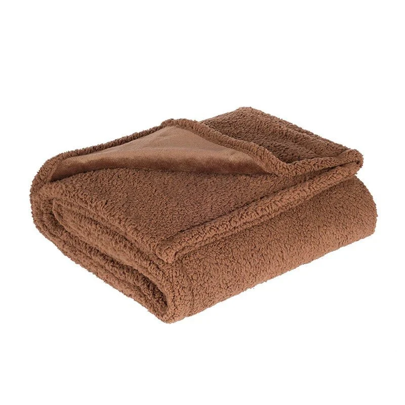 Dames Fleece Deken Met Waterdichte Bescherming Voor Gezellige Avonden