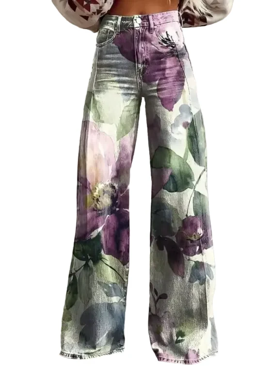 Vrouwen Boho Broek Vintage Stijl
