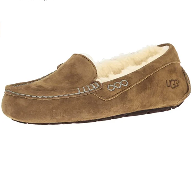 Ugg-Ansley-Kastanjebruine instappantoffel