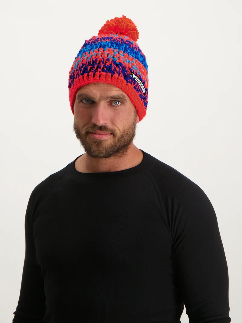 Classic Colorful Beanie | Blue Orange