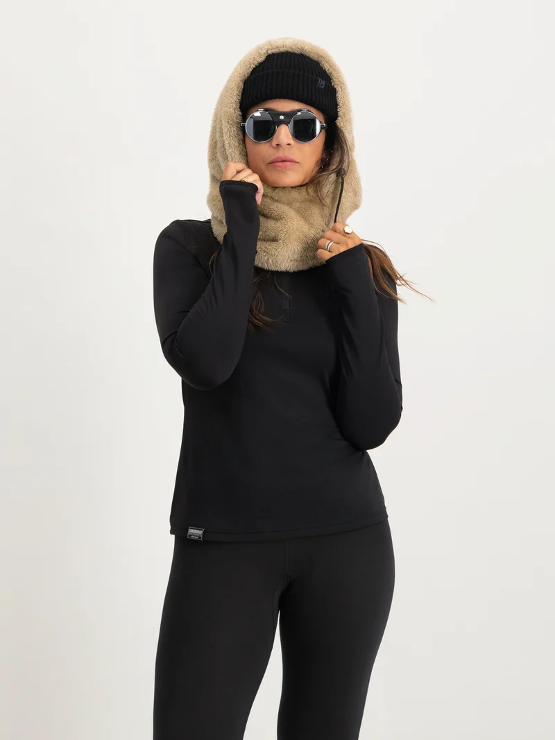 Fluffy Balaclava | Sand