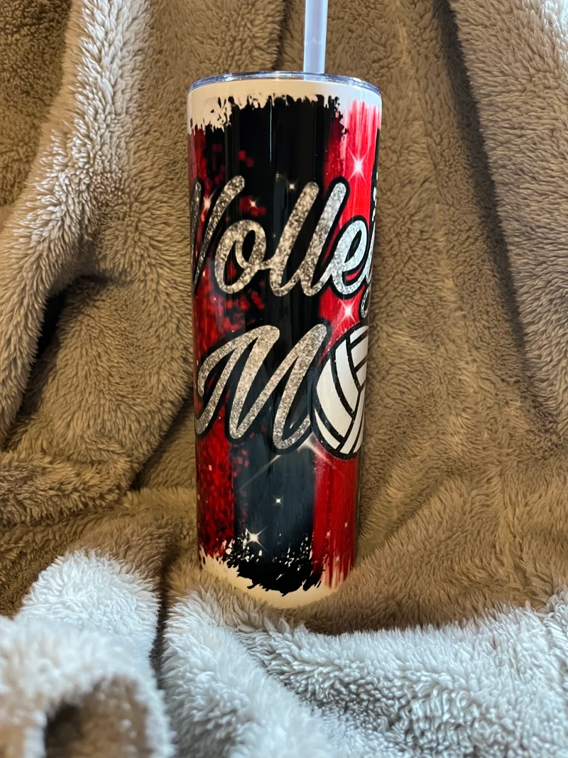 Volleyball Mom Tumbler